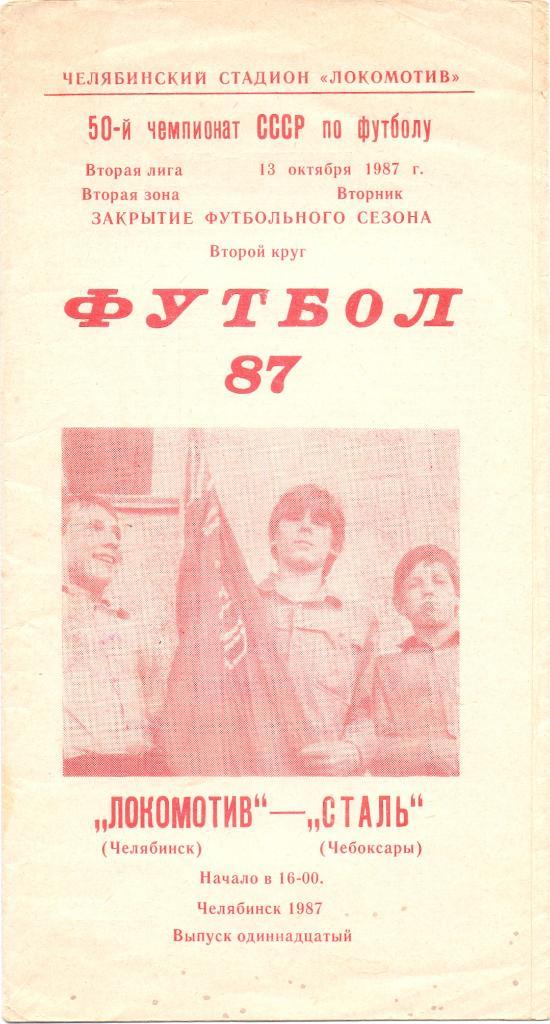 Локомотив Челябинск - Сталь Чебоксары 1987