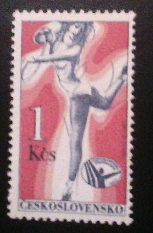 марка серии спорт чехословакия 1980 год