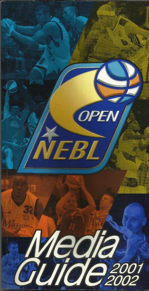 Северо-европейская баскетбольная лига (NEBL) 2001/2002 годов.Медиа-гид.