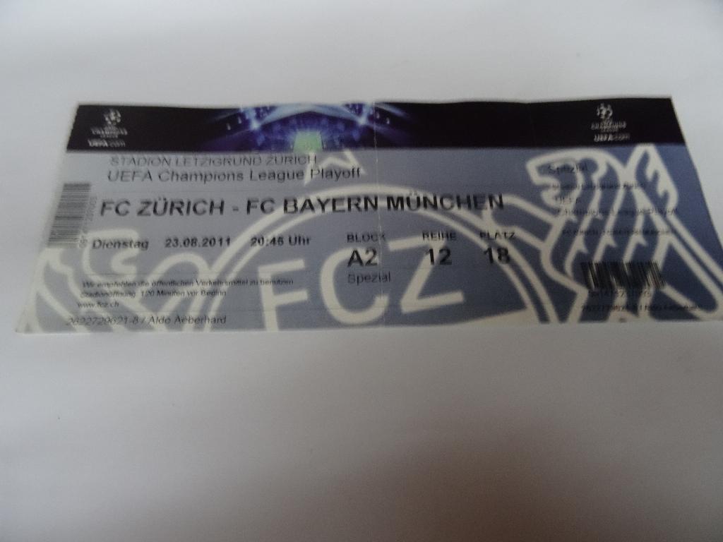 Zurich – Bayern, Цюрих - Бавария 2011
