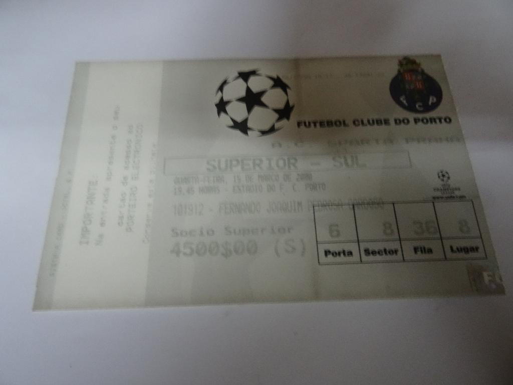 Porto – Sparta, Порту - Спарта 2000