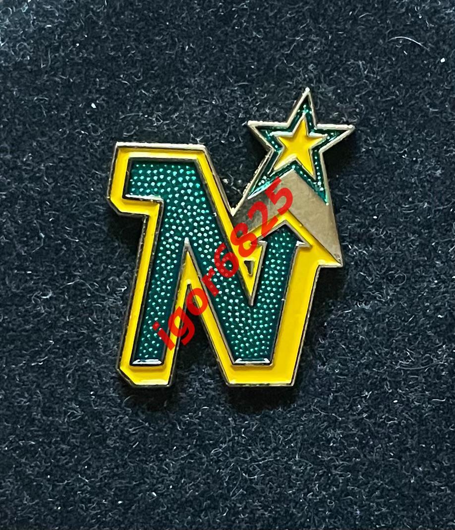 Хоккей Знак Значок Миннесота Норт Старз НХЛ. Minnesota North Stars NHL. 1991 год