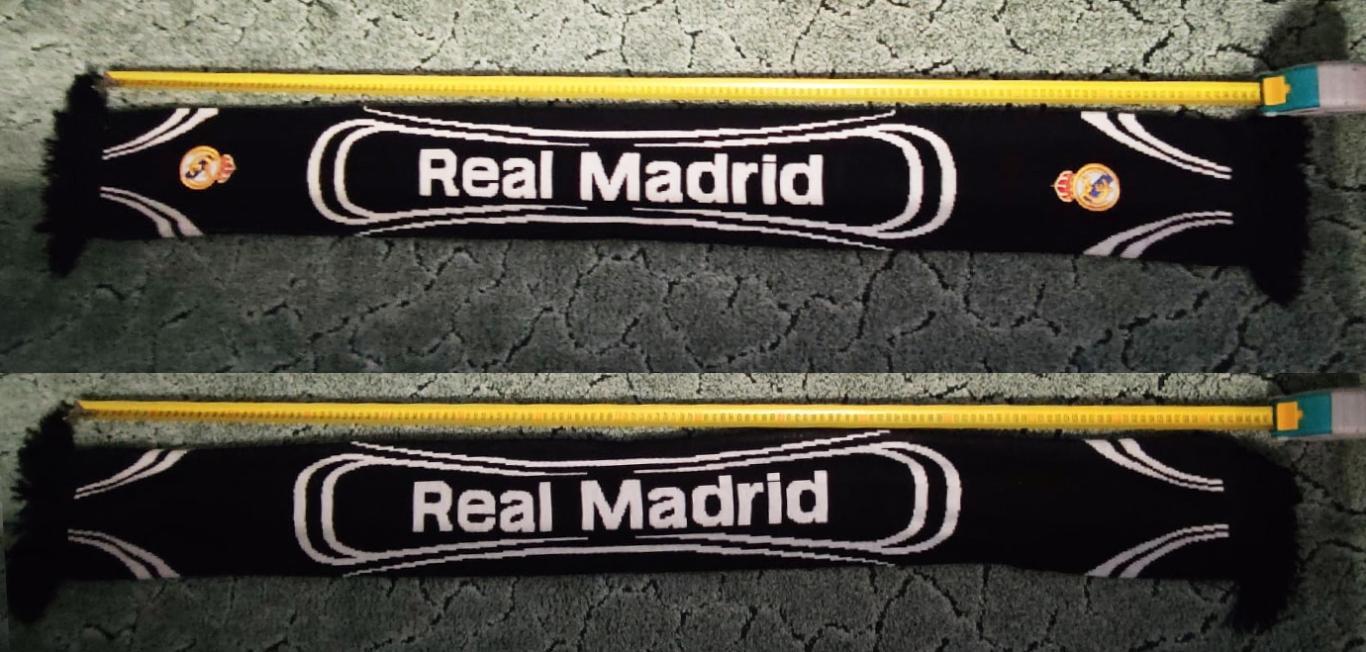 Шарф ФК Реал Мадрид, Испания. Две вышивки, футбол