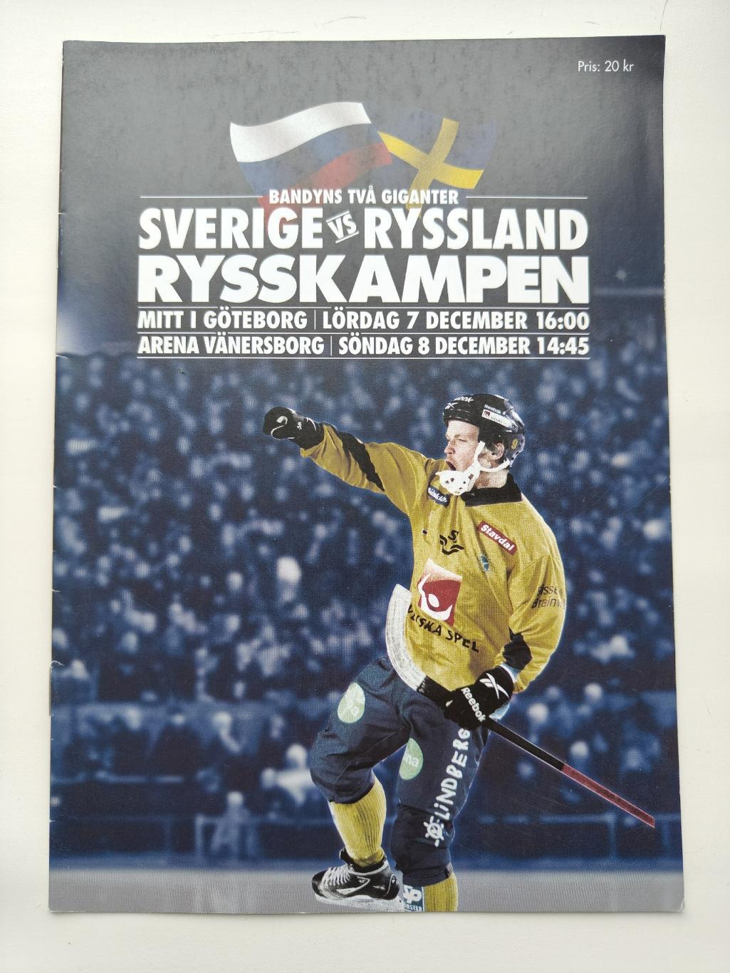 Хоккей с мячом. Швеция - Россия 7/8 декабря 2013 ТМ