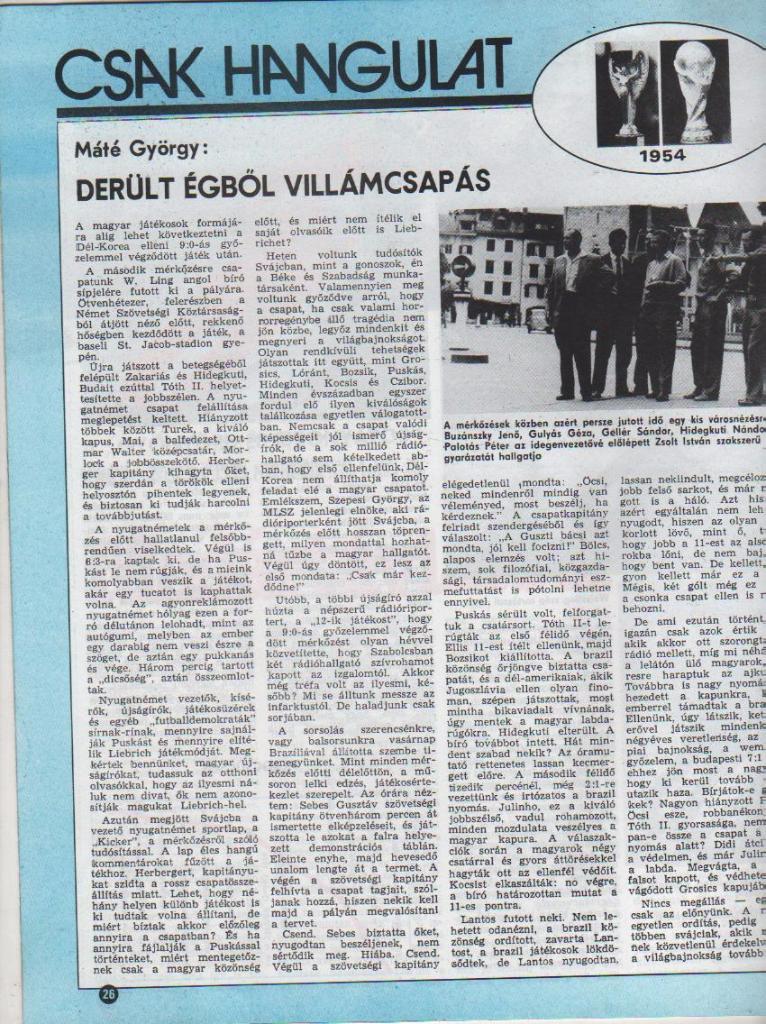 журнал Кепеш спорт Венгрия 1986г. №15 3