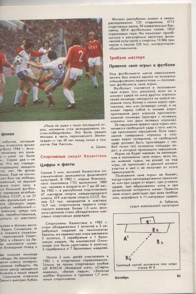 книга футбол Календарь - спорт 1984г. С. Игнатова 1983г. 2