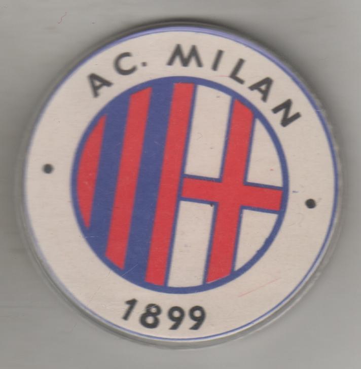 значoк футбол клуб эмблема ФК Милан г.Милан, Италия