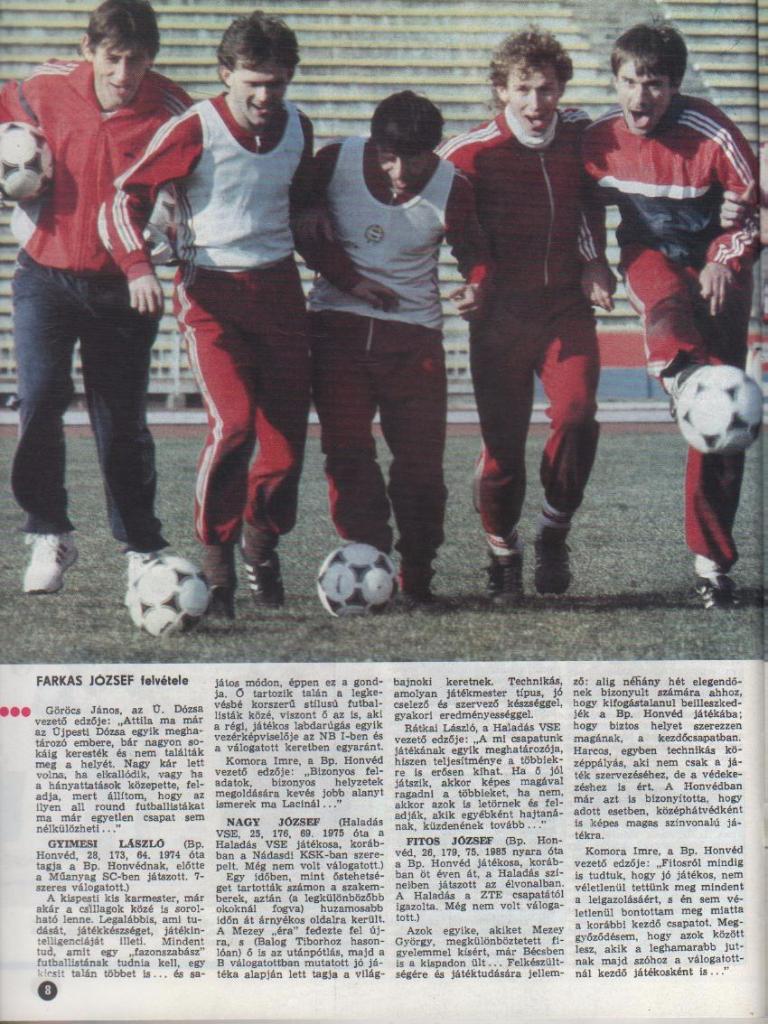 журнал Кепеш спорт г.Будапешт, Венгрия 1985г. №49 2