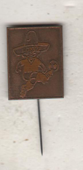 значoк футбол эмблема чемпионат мира по футболу г.Мехико, Мексика 1970г.