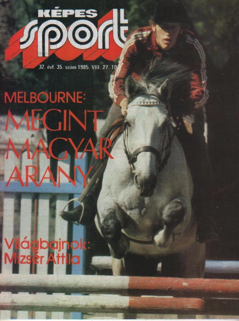 журнал Кепеш спорт г.Будапешт, Венгрия 1985г. №35