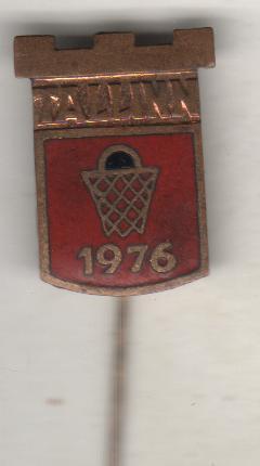 значoк баскетбол чемпионат Эстонии по баскетболу г.Таллин 1976г.