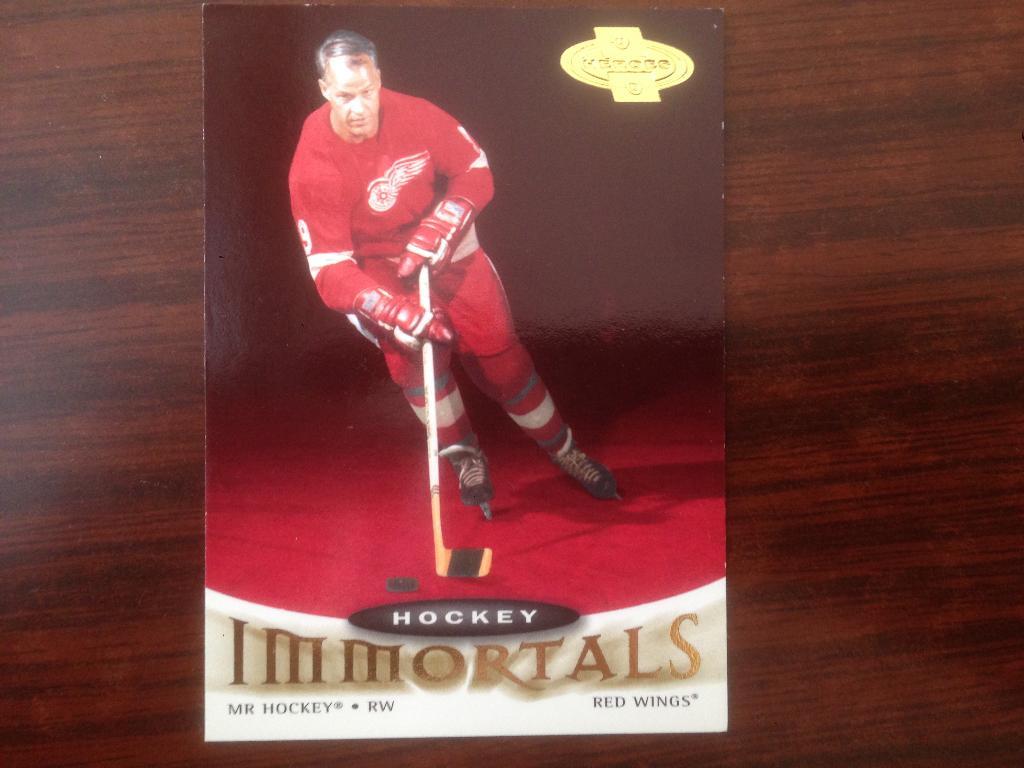 Хоккей. Карточка Gordie Howe - Горди Хоу Detroit Red Wings-Детройт НХЛ/NHL