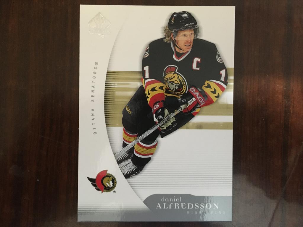 Хоккей Карточка Alfredsson - Даниэль Альфредссон Ottawa Senators-Оттава НХЛ/NHL