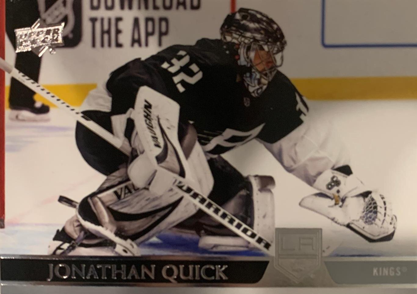 Хоккей: Карточка Jonathan Quick-Джонатан Куик Los Angeles Kings - Кингз НХЛ/NHL