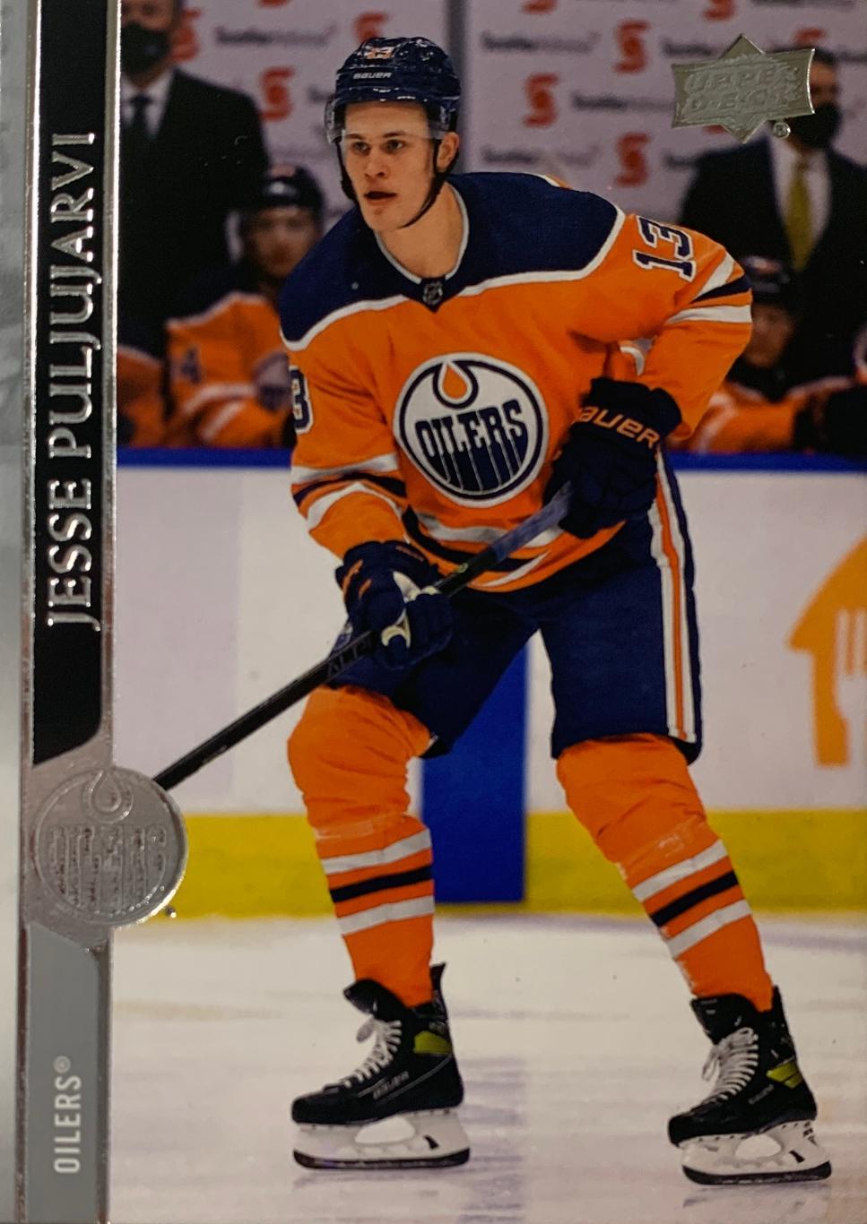 Хоккей Карточка Jesse Puljujarvi/Ессе Пульюярви Edmonton Oilers-Эдмонтон НХЛ/NHL