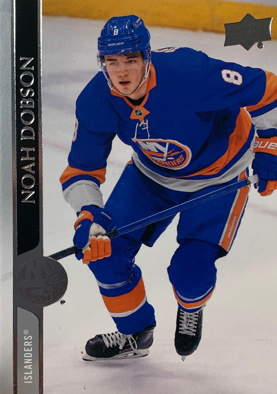 Хоккей. Карточка Noah Dobson - Ноа Добсон New York Islanders - Айлендерс НХЛ/NHL