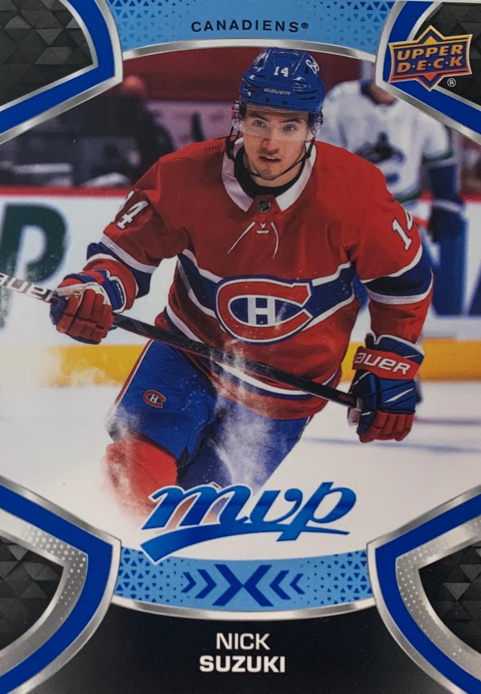 Хоккей. Карточка Nick Suzuki - Ник Сузуки Montreal Canadiens - Монреаль НХЛ/NHL