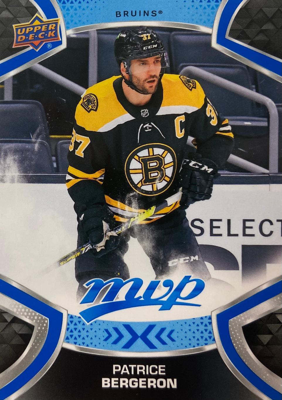 Хоккей. Карточка Patrice Bergeron - Патрис Бержерон Boston Bruins/Бостон НХЛ/NHL