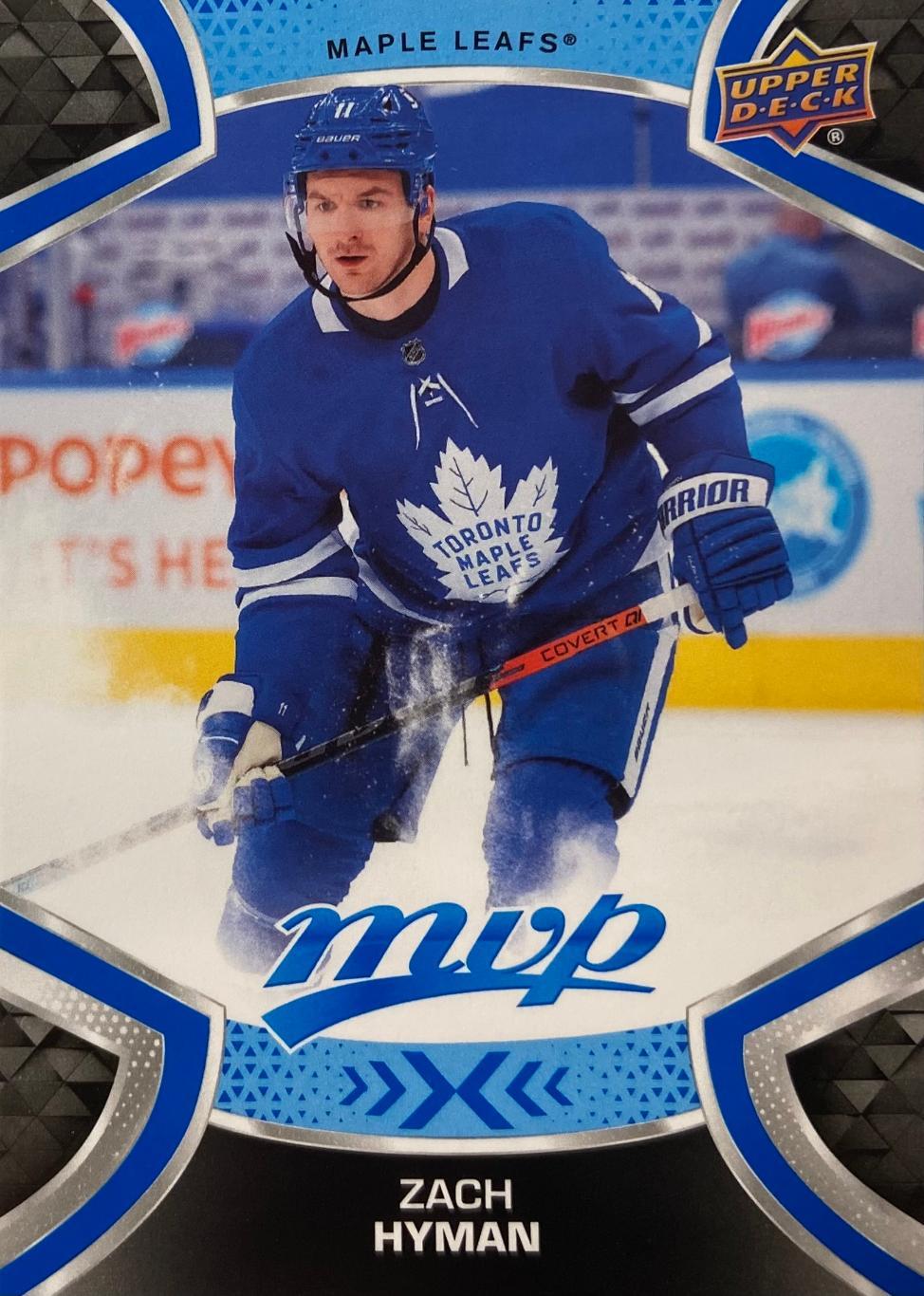 Хоккей. Карточка Zach Hyman - Зак Хайман Toronto Maple Leafs - Торонто НХЛ/NHL