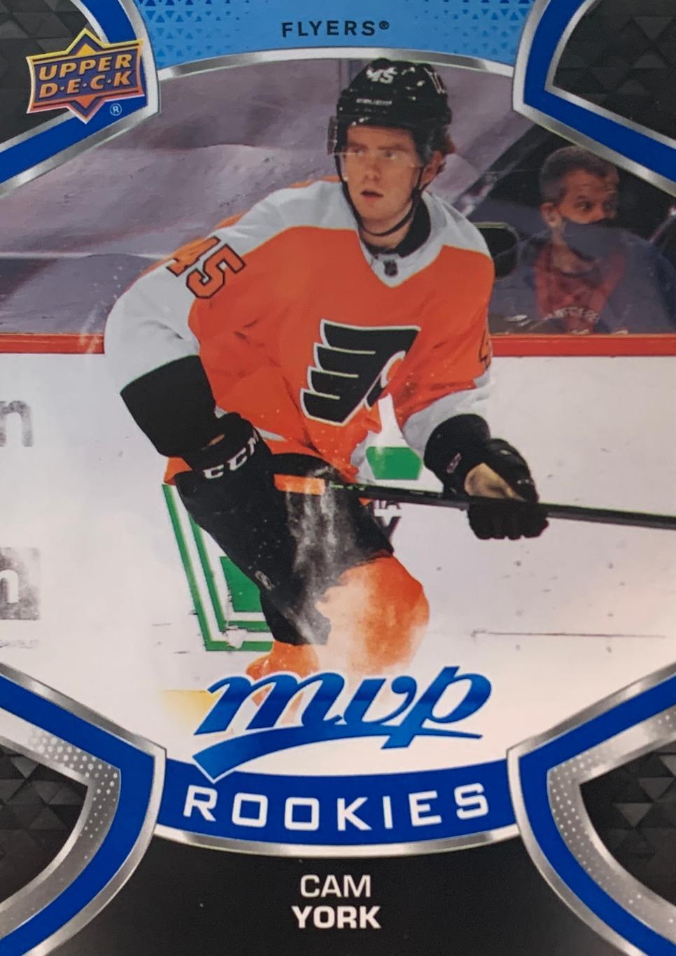 Хоккей. Карточка Cameron York - Кэм Йорк Philadelphia Flyers-Филадельфия НХЛ/NHL