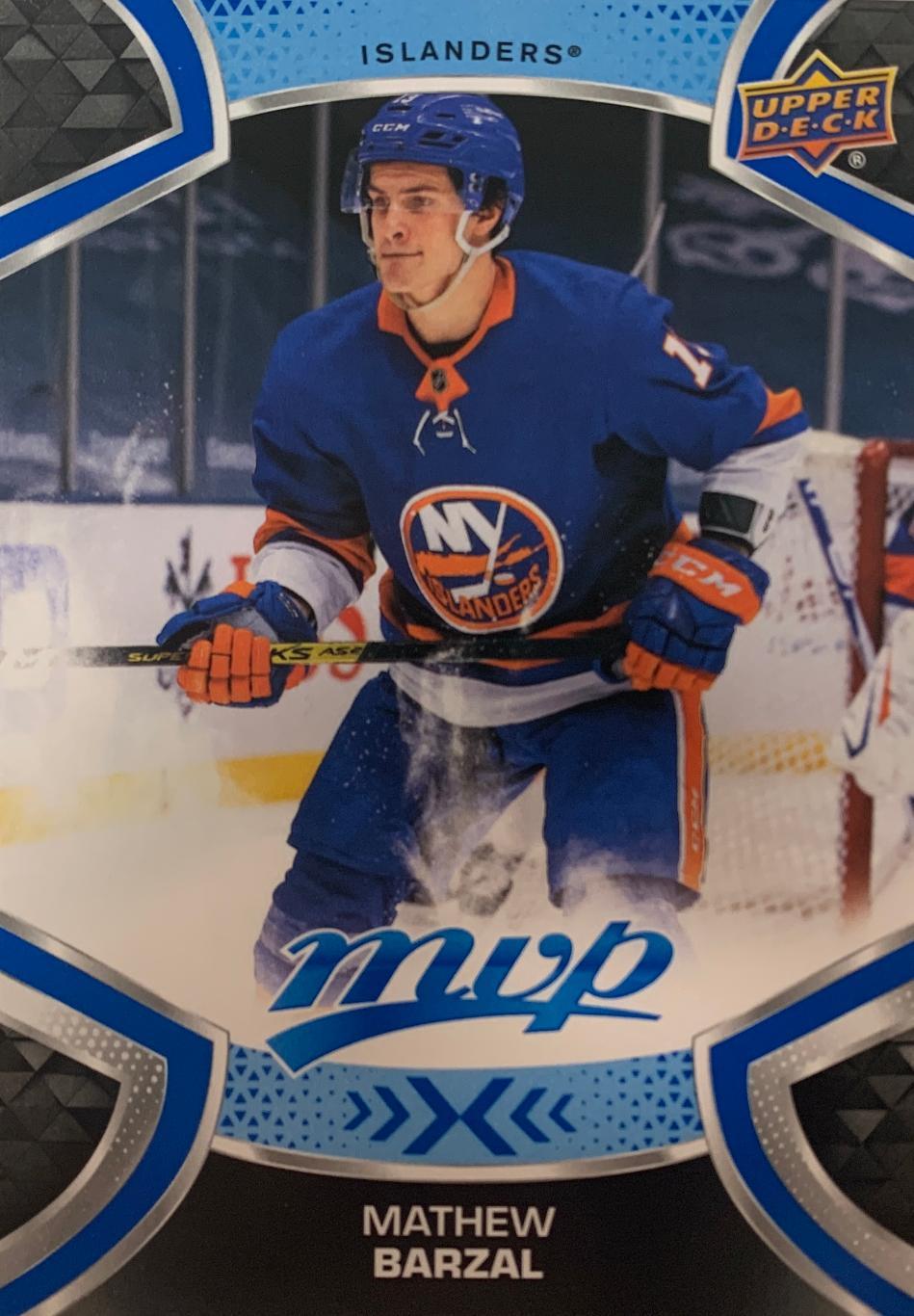 Хоккей. Карточка Mathew Barzal -Мэтью Барзал New York Islanders-Нью-Йорк НХЛ/NHL