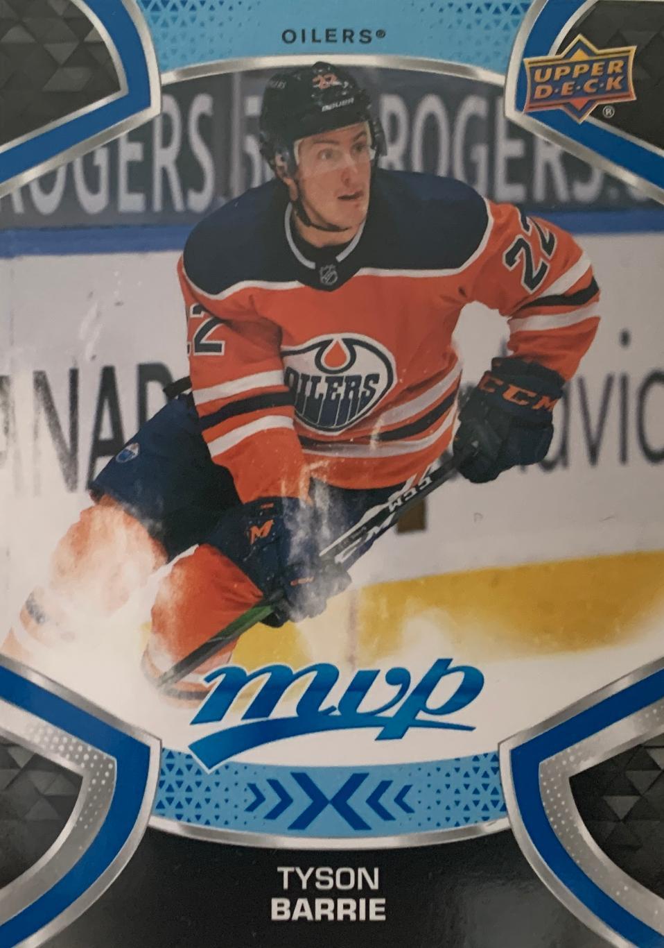 Хоккей. Карточка Tyson Barrie - Тайсон Бэрри Edmonton Oilers - Эдмонтон НХЛ/NHL