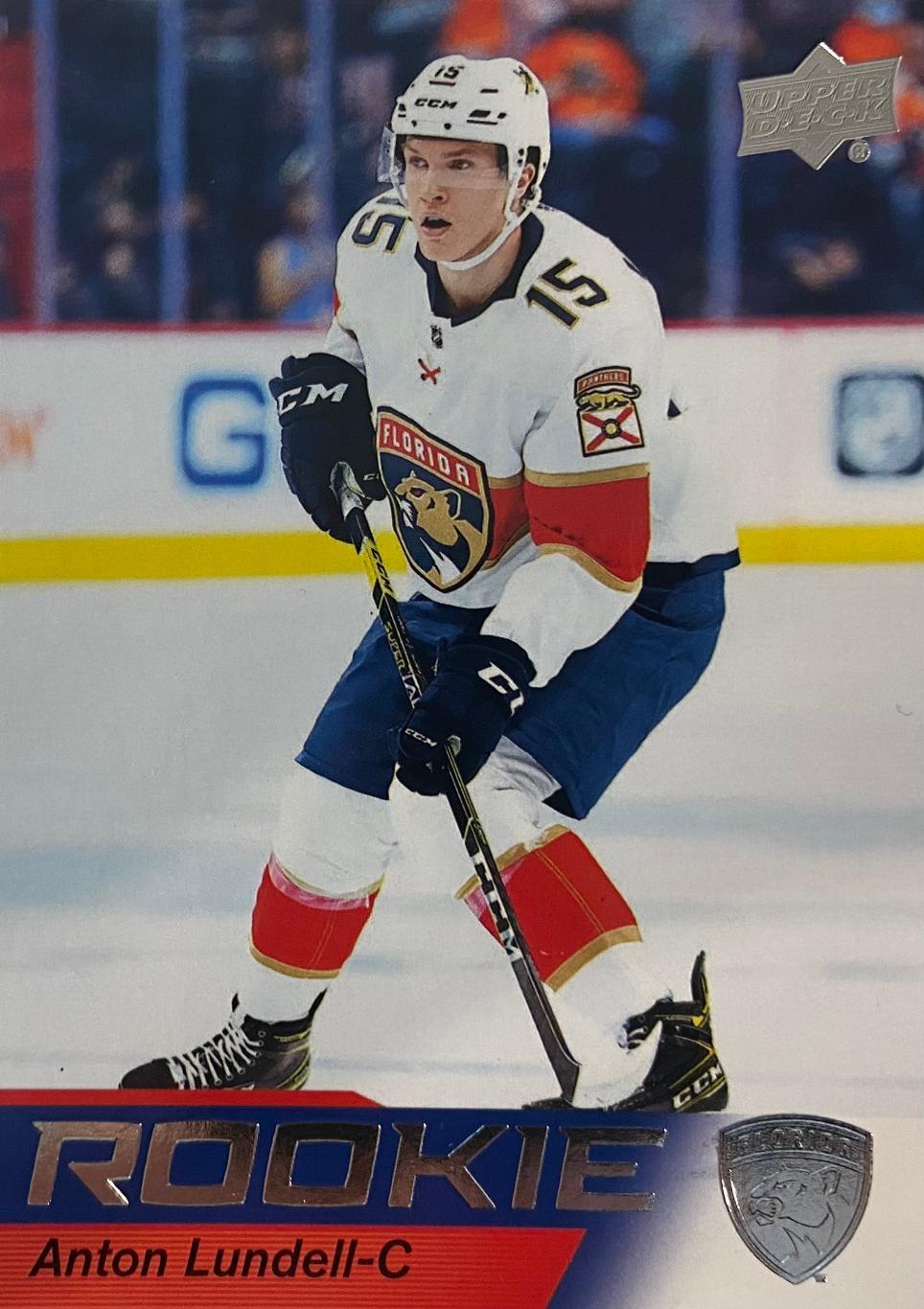 Карточка Anton Lundell -Антон Лунделль Florida Panthers - Флорида НХЛ NHL