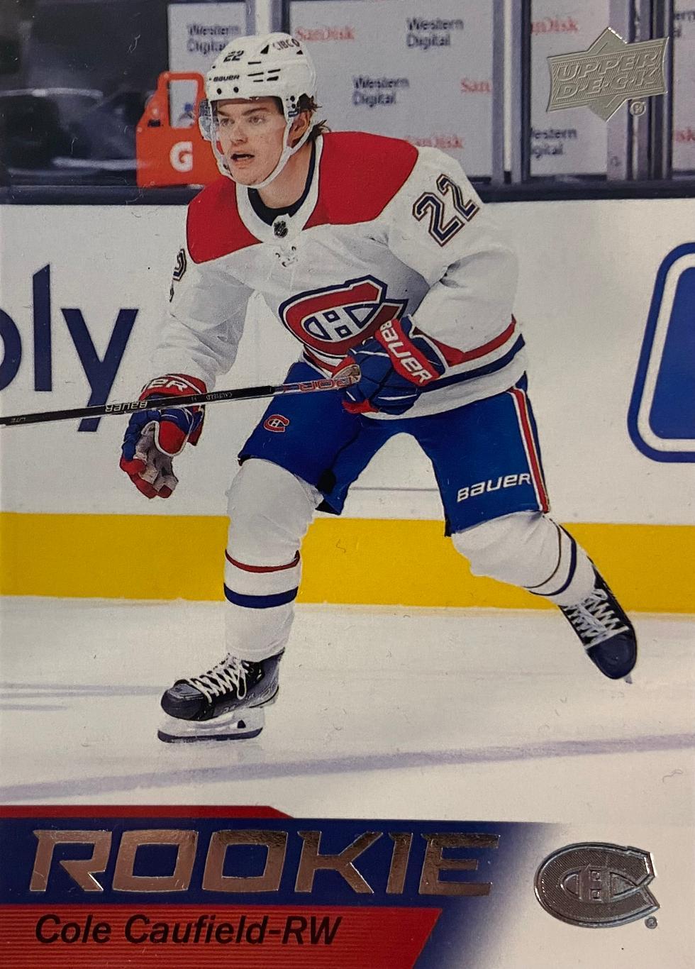 Карточка. Cole Caufield - Коул Кофилд Montreal Canadiens - Монреаль НХЛ/NHL