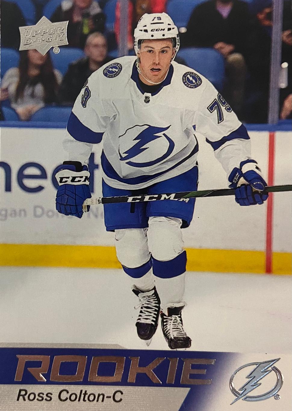 Карточка. Ross Colton - Росс Колтон Tampa Bay - Тампа Бэй НХЛ/NHL