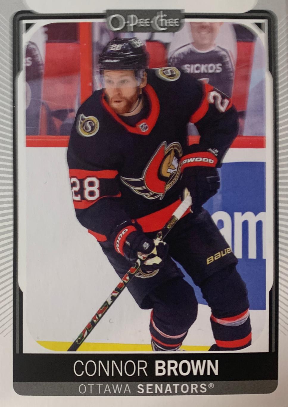 Хоккей. Карточка Connor Brown - Коннор Браун Ottawa Senators - Оттава НХЛ/NHL