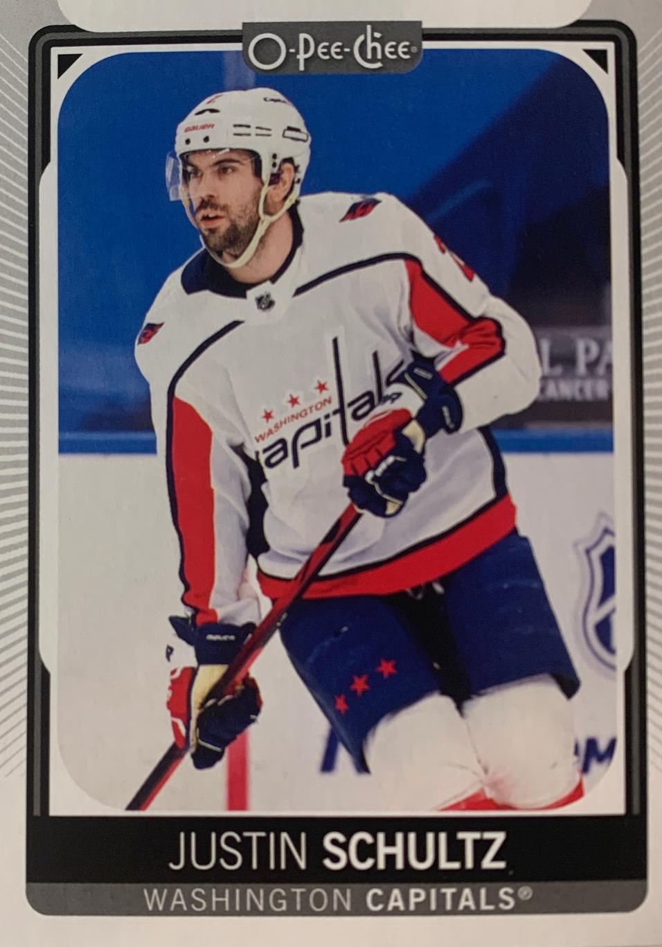 Хоккей. Карточка Justin Schultz - Джастин Шульц Washington Capitals НХЛ/NHL