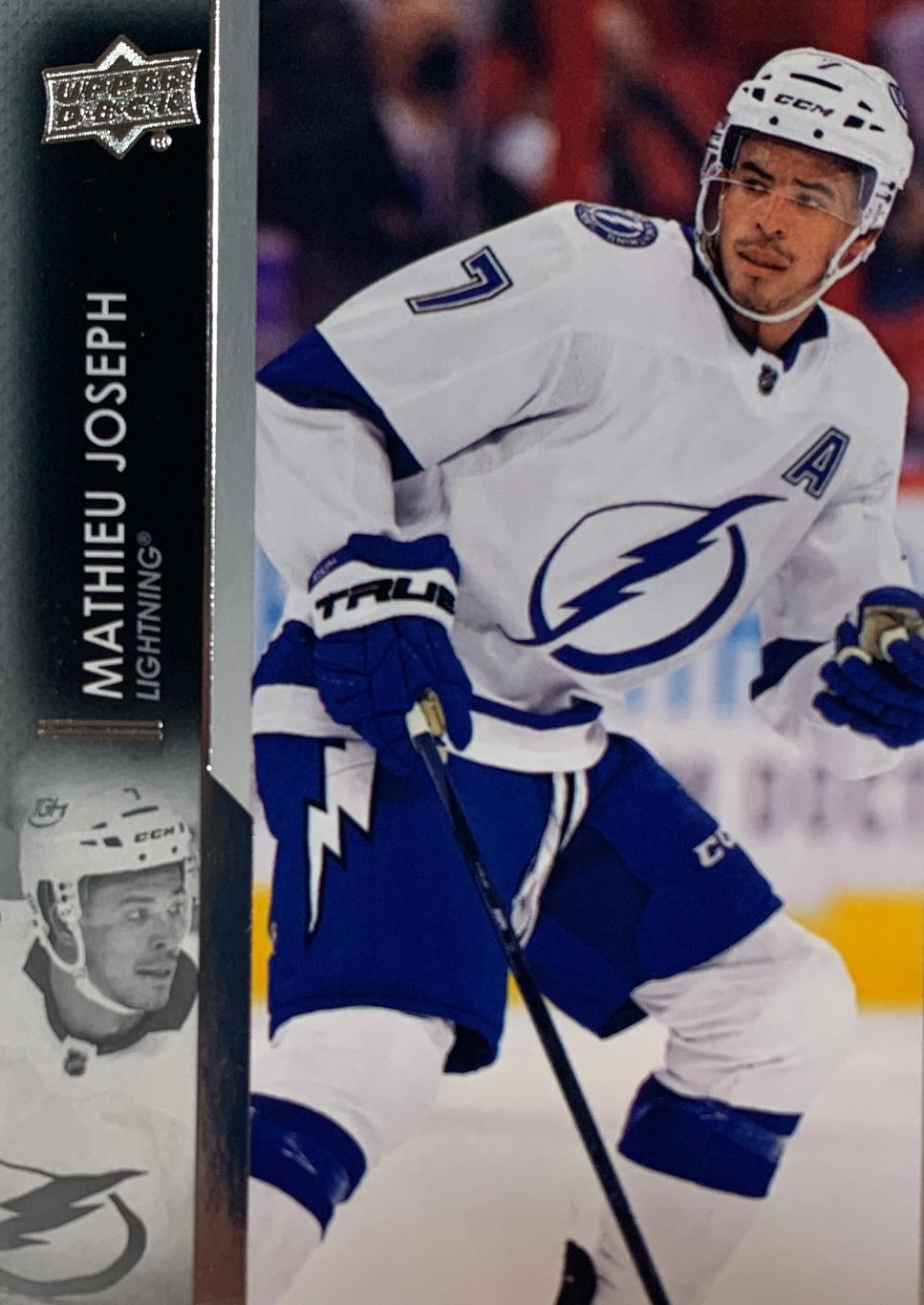 Хоккей. Карточка Mathieu Joseph - Матье Джозеф Tampa Bay Lightning-Тампа НХЛ/NHL