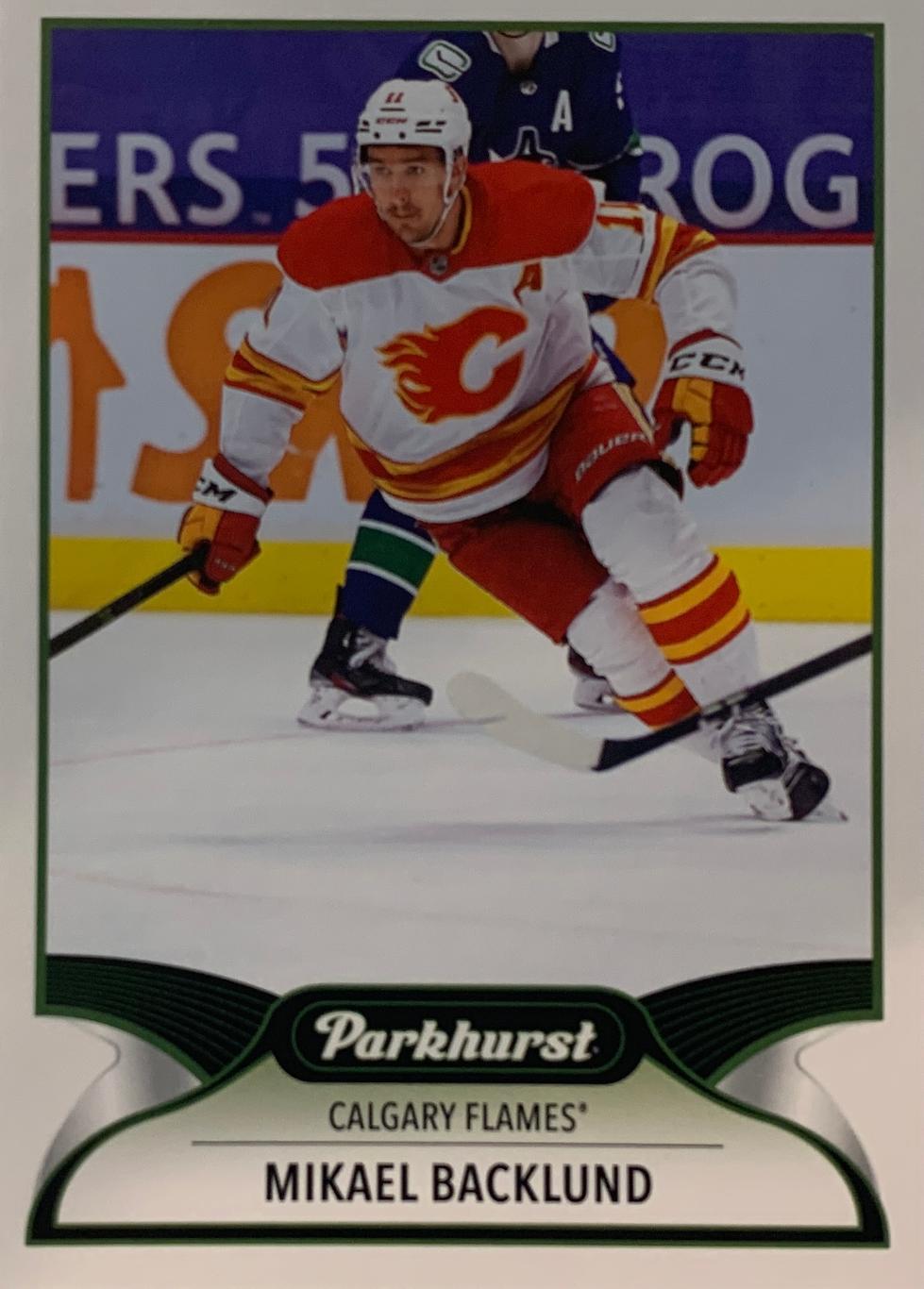 Хоккей Карточка Mikael Backlund-Микаэль Баклунд Calgary Flames - Калгари НХЛ/NHL