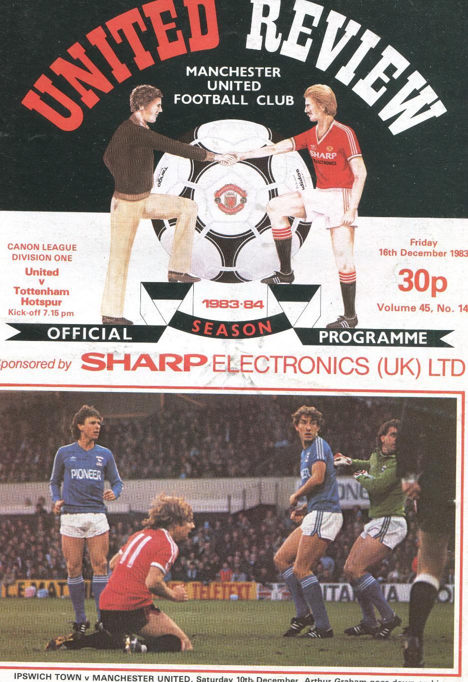 Манчестер Юнайтед- Тоттенхем Хотспур 1983