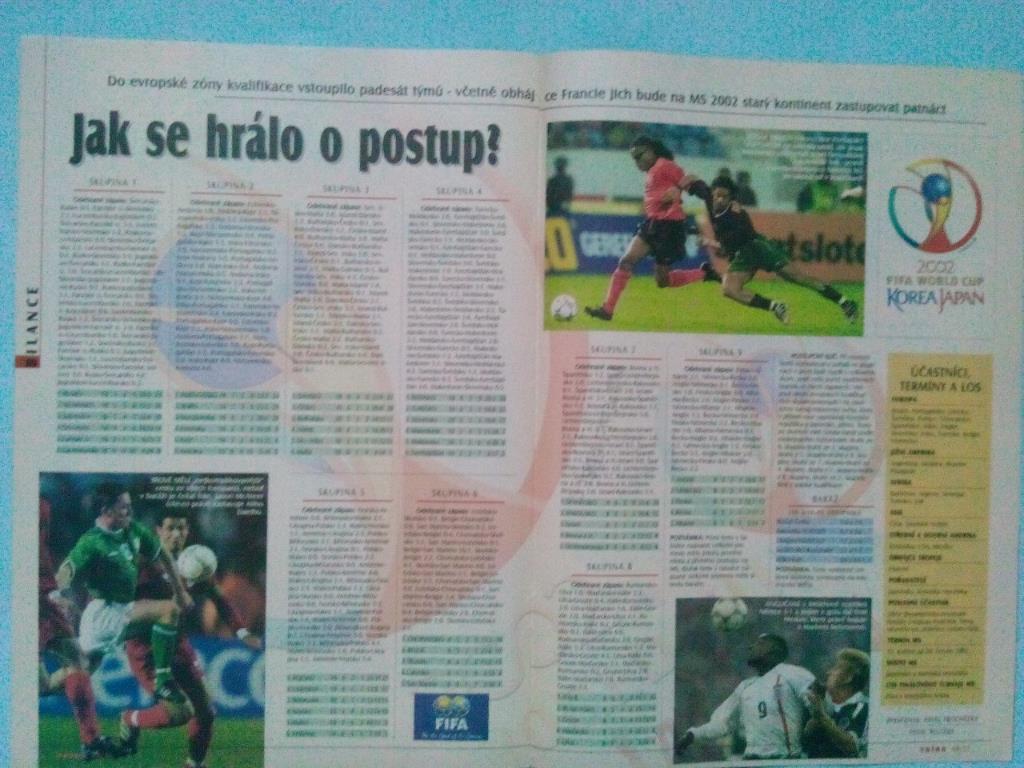 Журнал volno Sport выпуск квалификацияк чм по футболу 2002 год 1