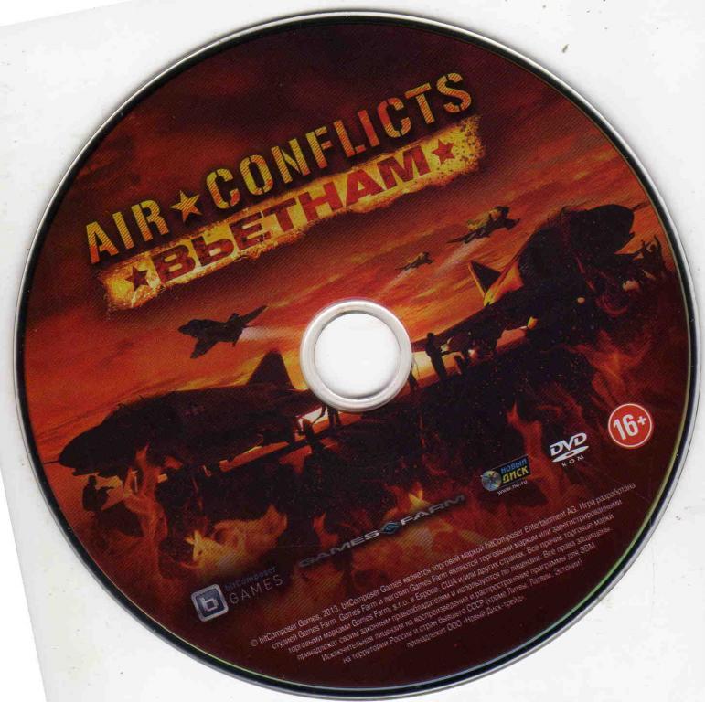 PC - DVD Air Conflicts - Вьетнам Авиасимулятор Война во Вьетнаме 1