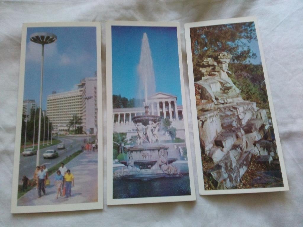 Города СССР : Сочи 1978 г. полный набор - 18 открыток (Кавказ , Черное море) 4