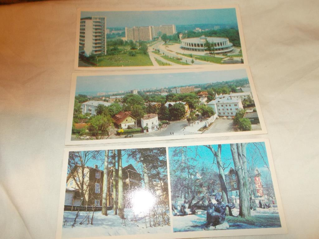 Город Трускавец 1985 г. , полный набор - 14 открыток 2