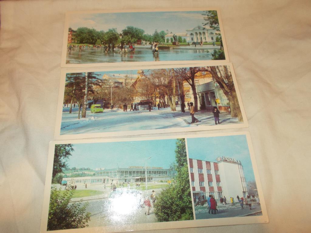 Город Трускавец 1985 г. , полный набор - 14 открыток 3