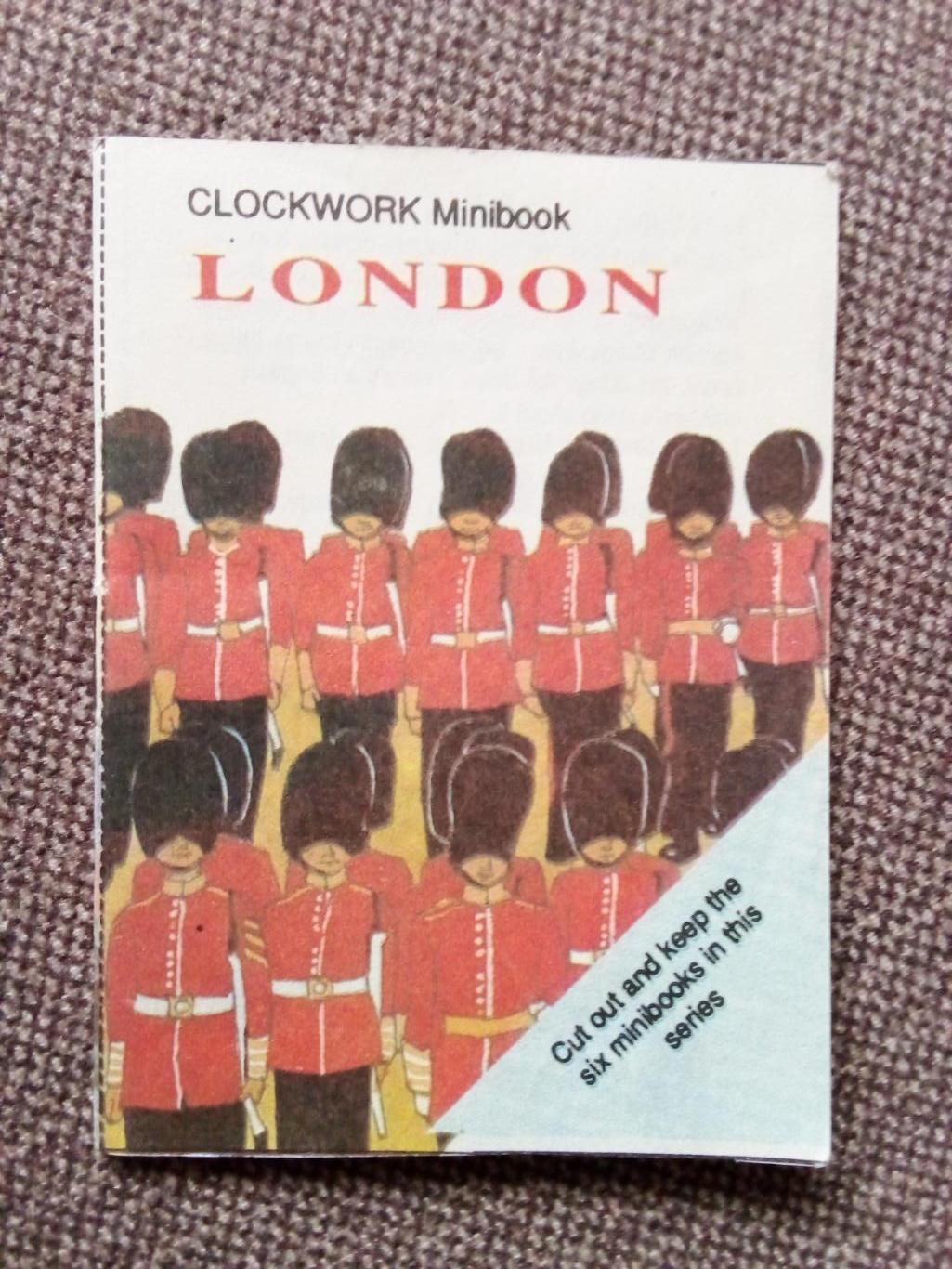Книга London (на английском языке) миниатюрное издание (Английский язык детям)