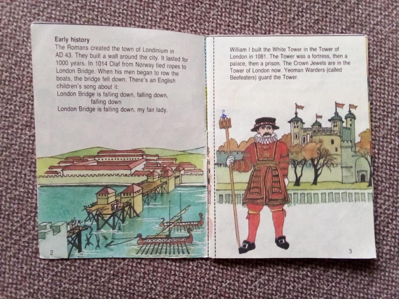 Книга London (на английском языке) миниатюрное издание (Английский язык детям) 2