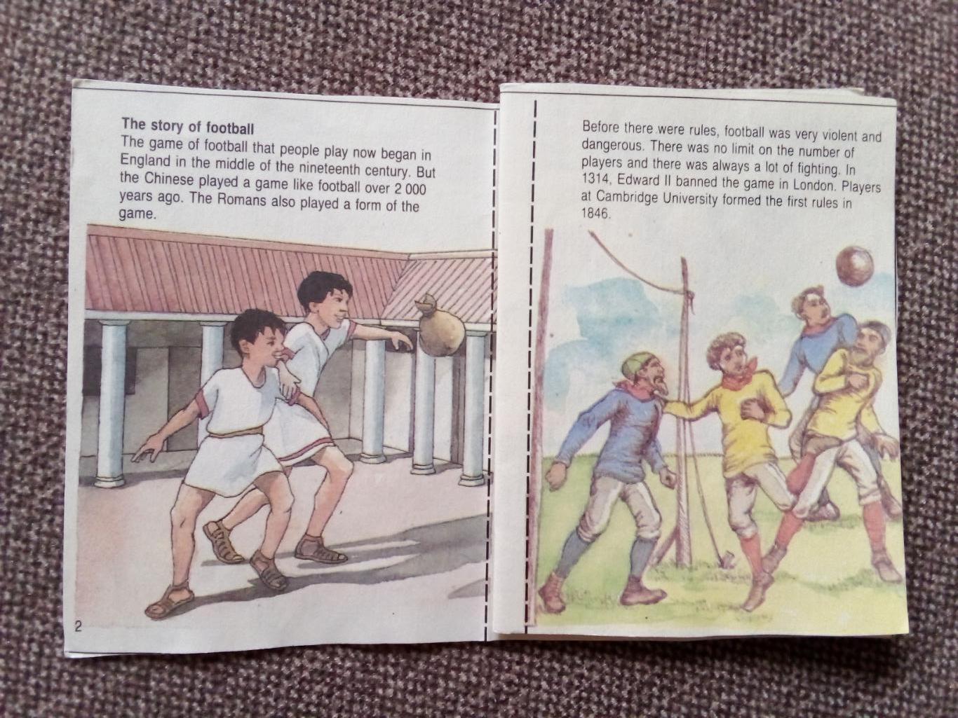 Книга Football (на английском языке) миниатюрное издание (для детей) Футбол 1