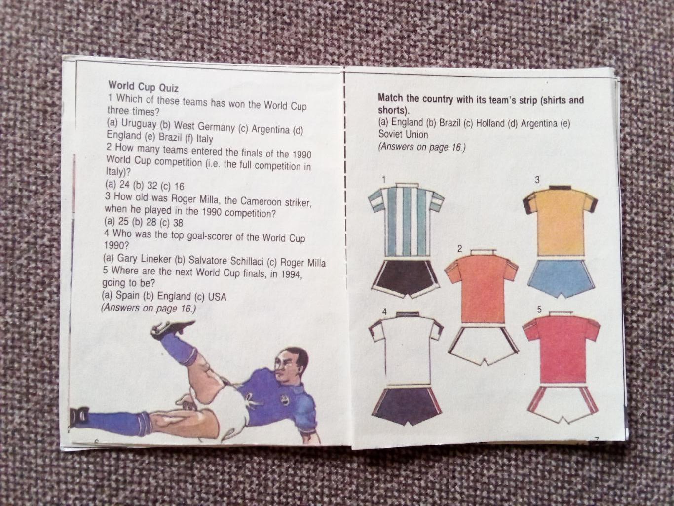 Книга Football (на английском языке) миниатюрное издание (для детей) Футбол 3