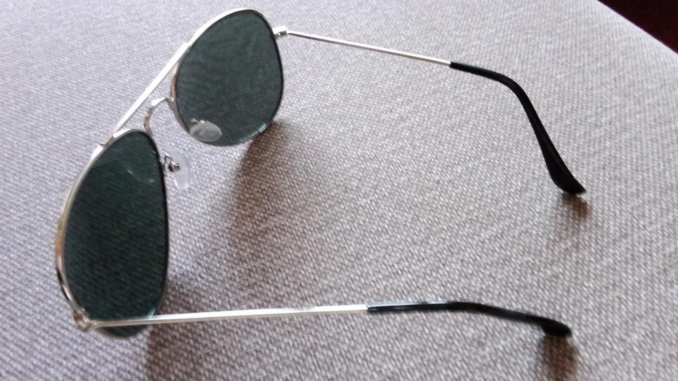 Очки солнцезащитные ( капли ) зеркальные ультрамарин ( новые ) Стильные очки 4