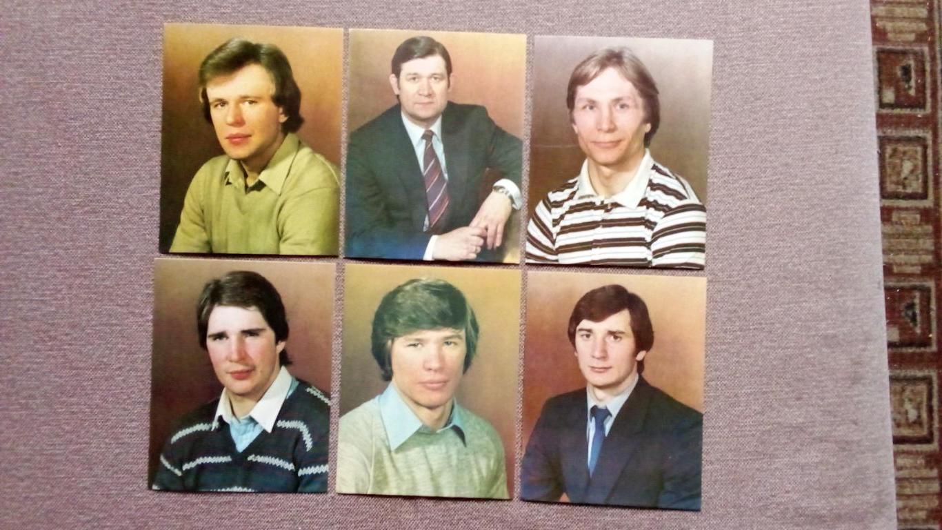 Хоккейная дружина 1984 г. полный набор - 24 открытки (Сборная СССР по хоккею) 5