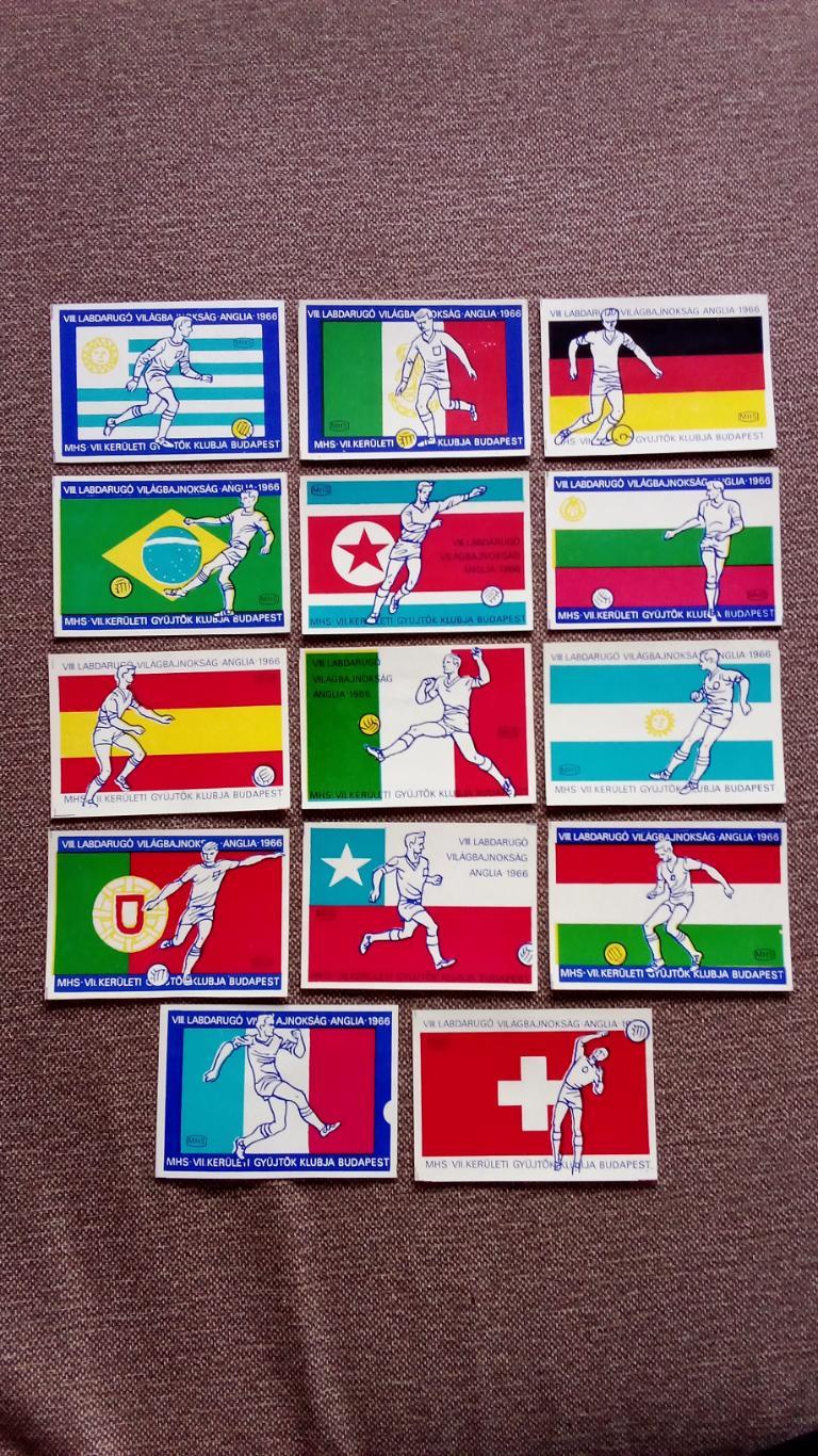 Спичечные этикетки (Спички) : Венгрия Чемпионат Мира в Англии 1966 г. Футбол