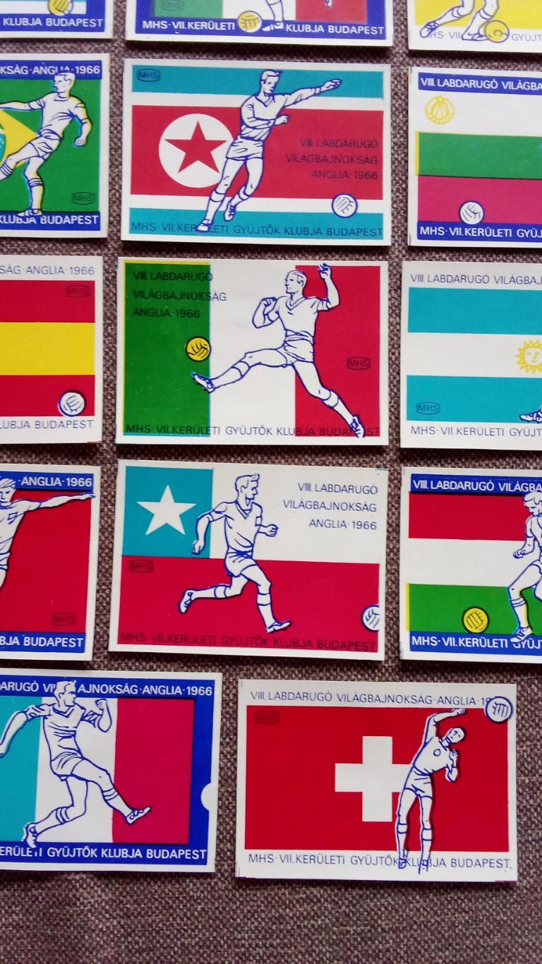 Спичечные этикетки (Спички) : Венгрия Чемпионат Мира в Англии 1966 г. Футбол 4