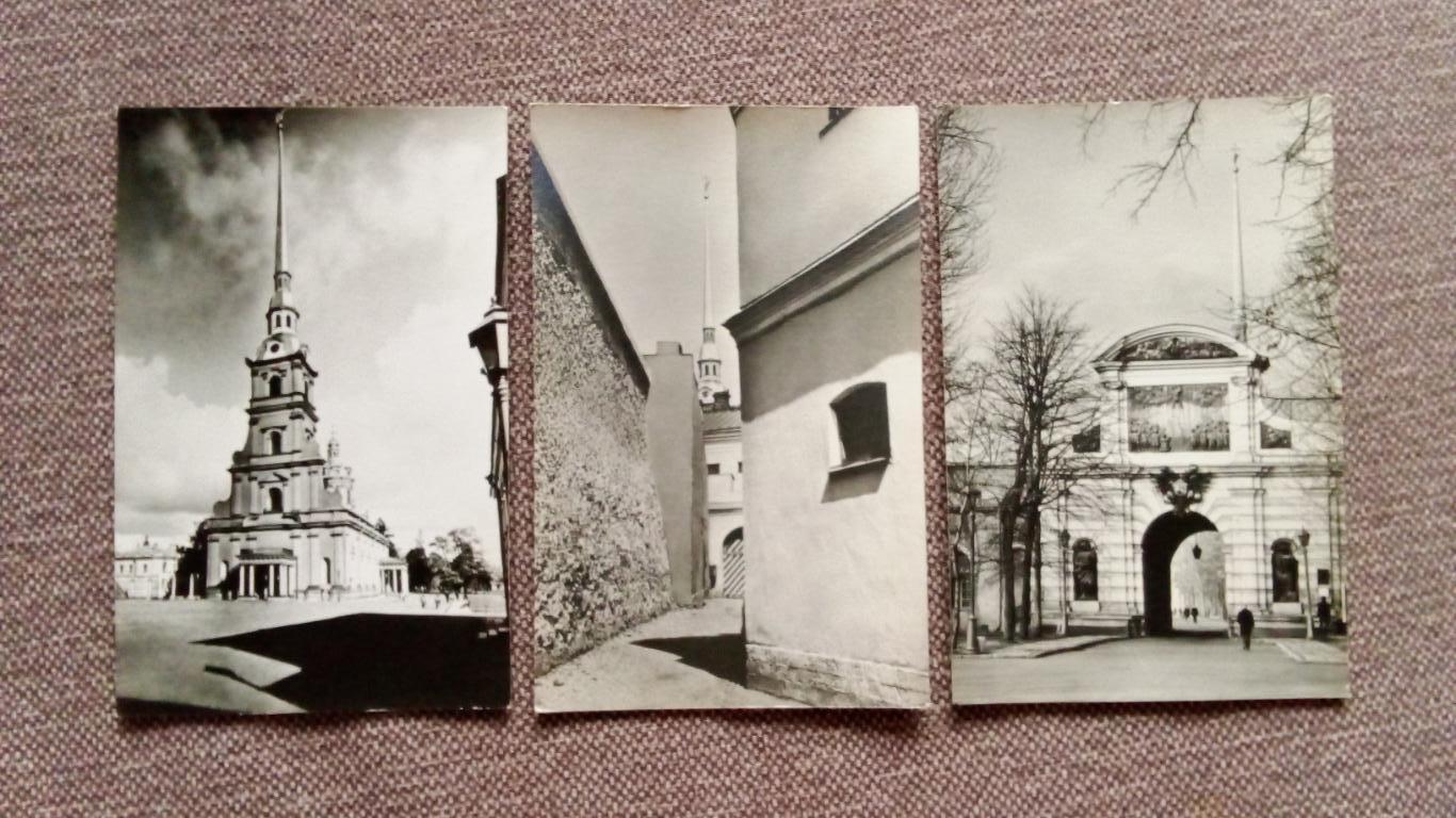 Ленинград Петропавловская крепость 1973 г. полный набор - 15 открыток (чистые) 5