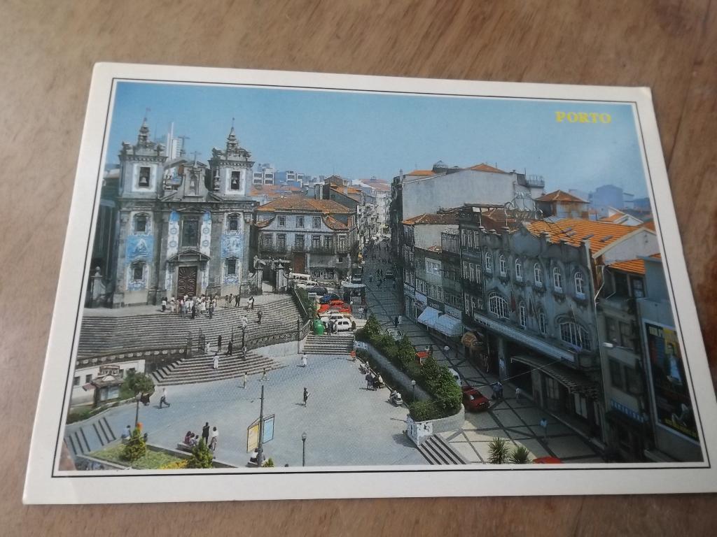 Открытка с видом города Порто