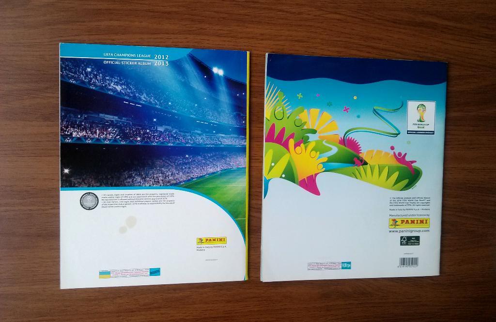 4 новых альбома PANINI. EURO -2012, ЛЧ 2012-13 (2шт) , WORLD CUP -2014. 4